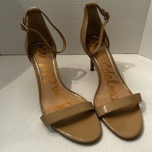 Sam Edelman Beige Ankle Strap Sandals